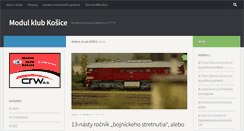Desktop Screenshot of mkkosice.railnet.sk