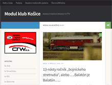 Tablet Screenshot of mkkosice.railnet.sk
