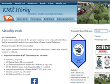 Tablet Screenshot of kmzhorky.railnet.sk