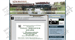 Desktop Screenshot of kzmbojnice.railnet.sk
